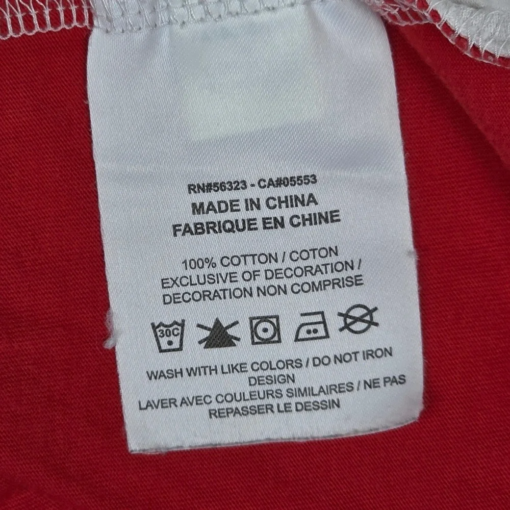 Jordan Jumpman‎ Air Graphic T-Shirt Mens Medium White Red Jumpman Logo Cotton